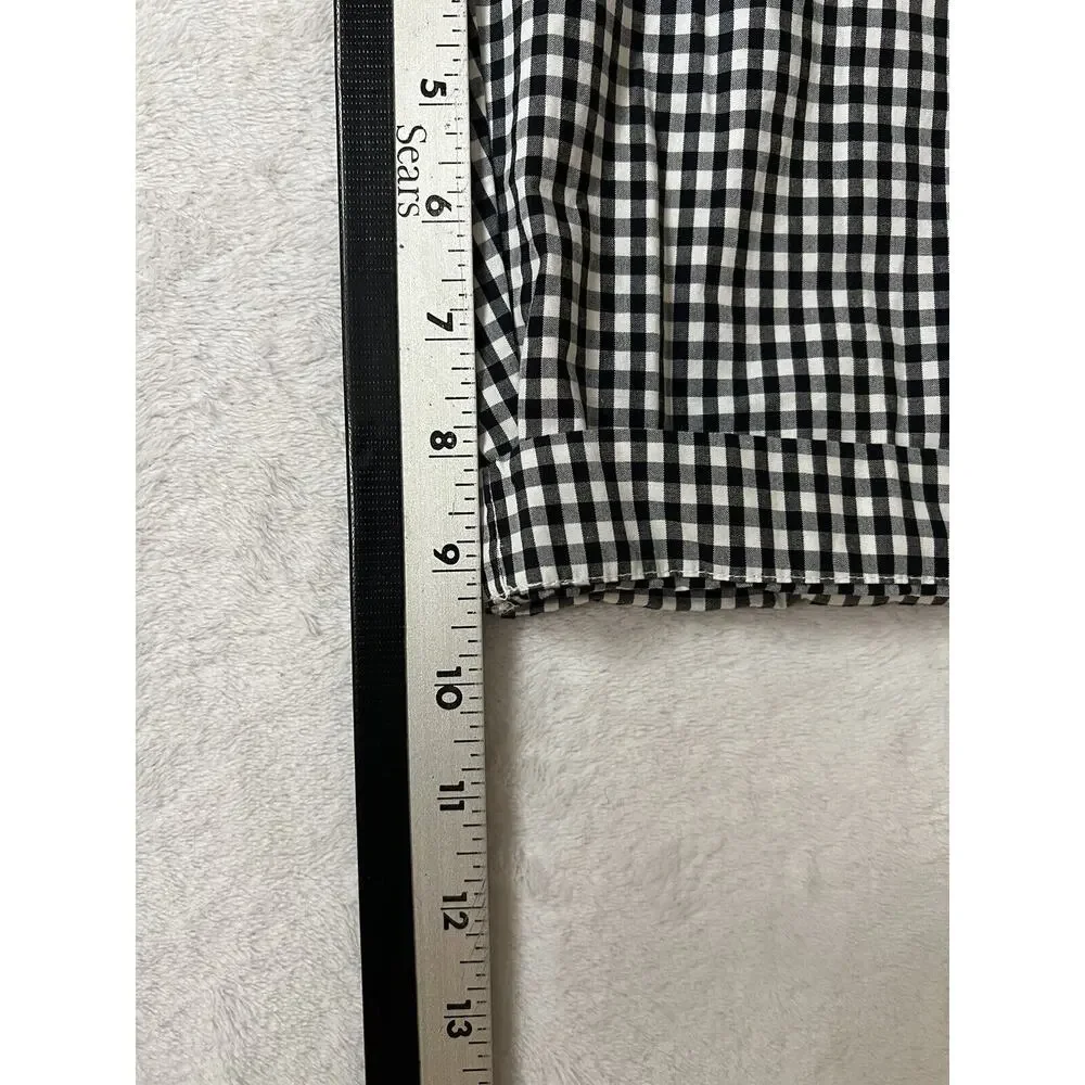 J. Crew Shorts Mens Size 29W Rivington Checkered Black White Cotton